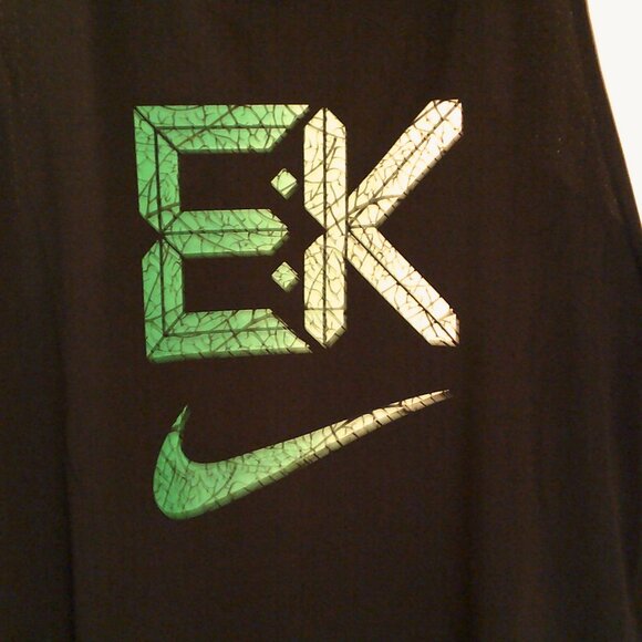 NEW NIKE RUNNING "EK - Eliud Kipchoge Tank Top" MEN'S BLACK GREEN MED FV9610-010 - Picture 2 of 8